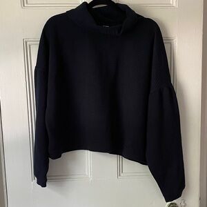 90 Degree By Reflex Women’s x-large ribbed cropped turtleneck sweater